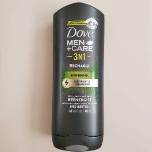 Dove Men+Care 3n1 (Body/Face/Hair Wash) Recharge NEW